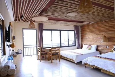 Habitación familiar con vistas a la montaña — Sapa indigo inn